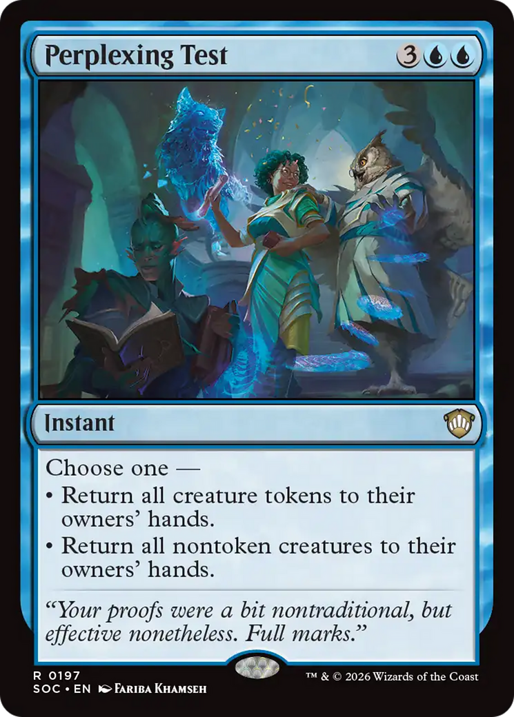 Perplexing Test [Secrets of Strixhaven Commander] | I Want That Stuff Brandon