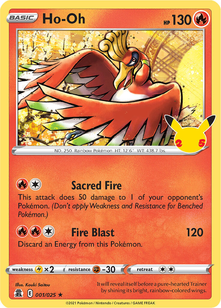 Ho-oh (001/025) [Celebrations: 25th Anniversary] | I Want That Stuff Brandon