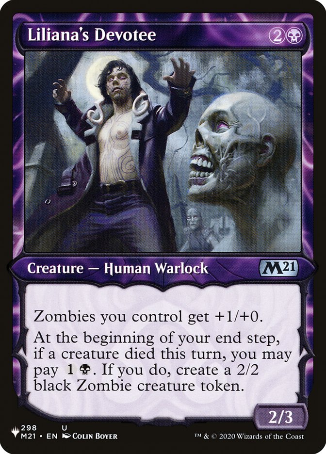 Liliana's Devotee (Showcase) [The List] | I Want That Stuff Brandon