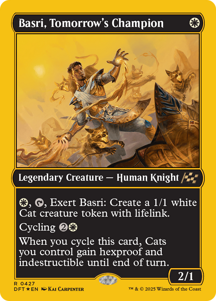 Basri, Tomorrow's Champion (First-Place Foil) [Aetherdrift] | I Want That Stuff Brandon