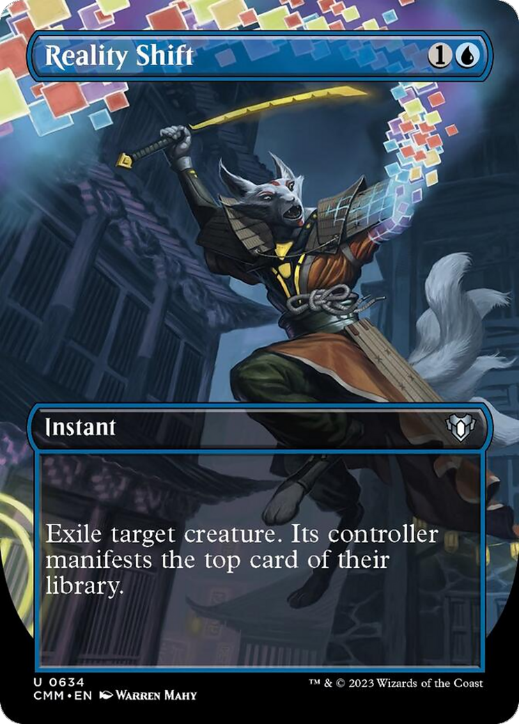 Reality Shift (Borderless Alternate Art) [Commander Masters] | I Want That Stuff Brandon