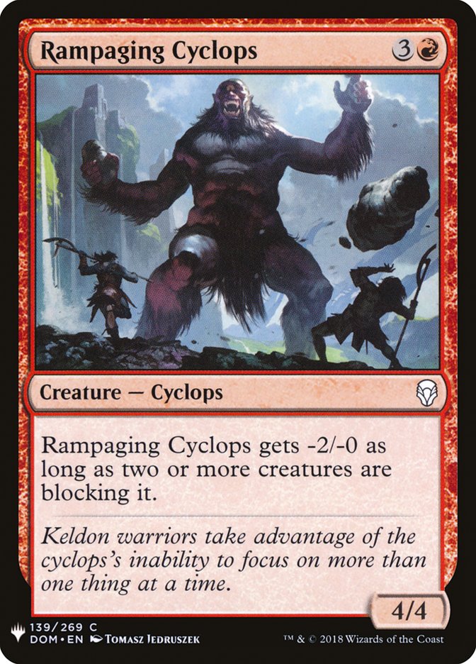 Rampaging Cyclops [Mystery Booster] | I Want That Stuff Brandon