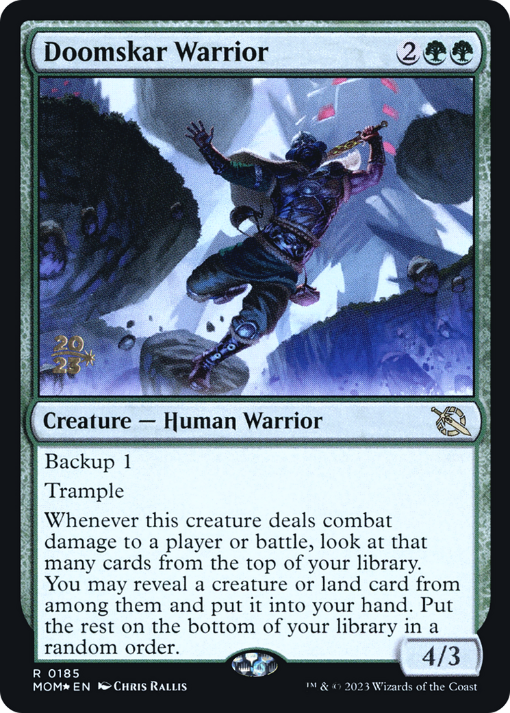 Doomskar Warrior [March of the Machine Prerelease Promos] | I Want That Stuff Brandon