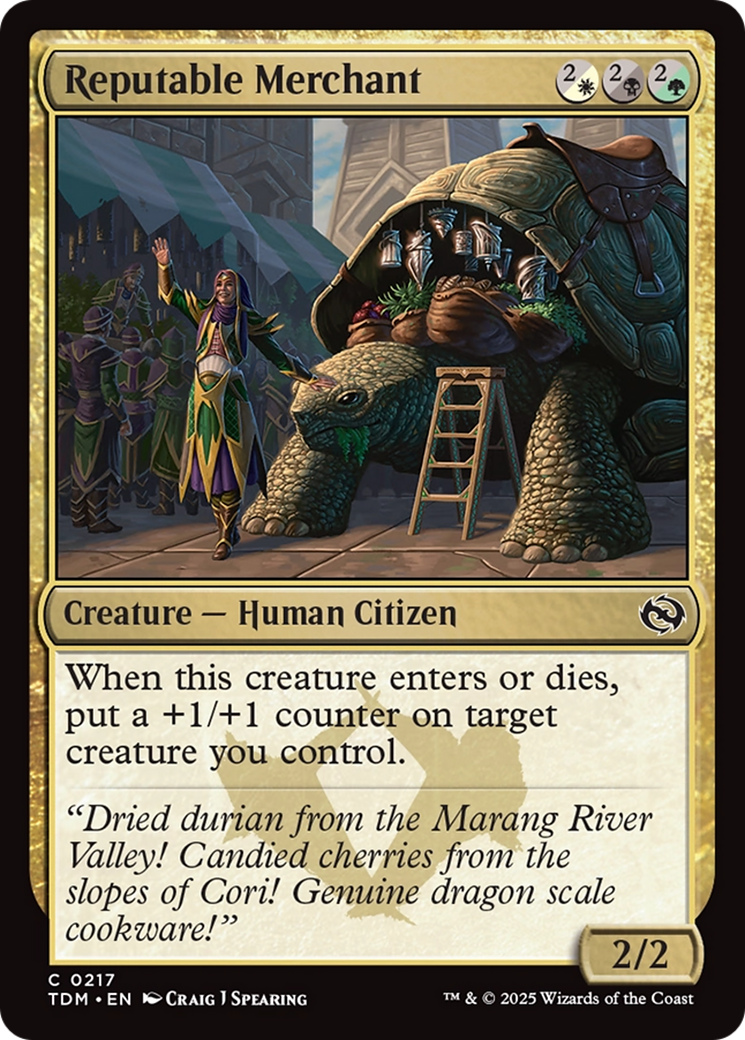 Reputable Merchant [Tarkir: Dragonstorm] | I Want That Stuff Brandon
