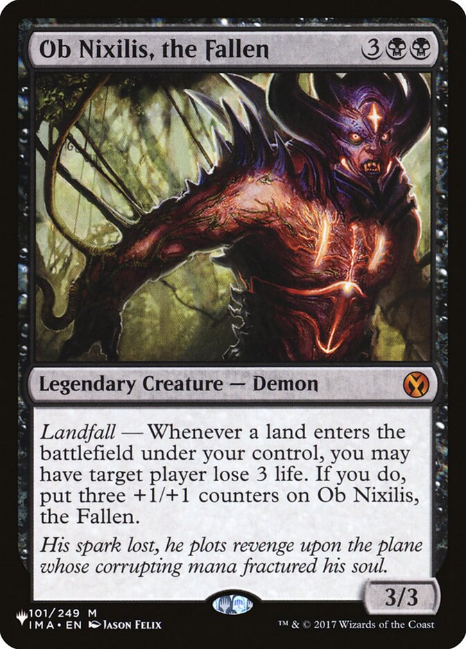 Ob Nixilis, the Fallen [The List] | I Want That Stuff Brandon