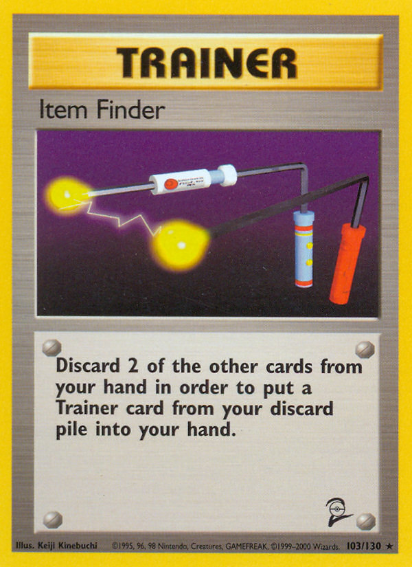 Item Finder (103/130) [Base Set 2] | I Want That Stuff Brandon
