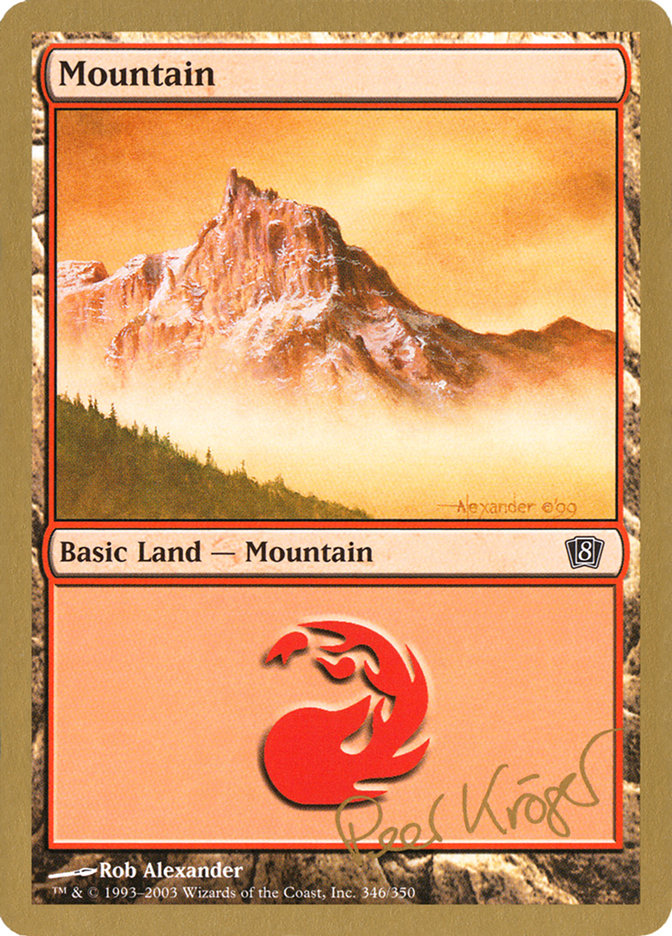 Mountain (pk346) (Peer Kroger) [World Championship Decks 2003] | I Want That Stuff Brandon