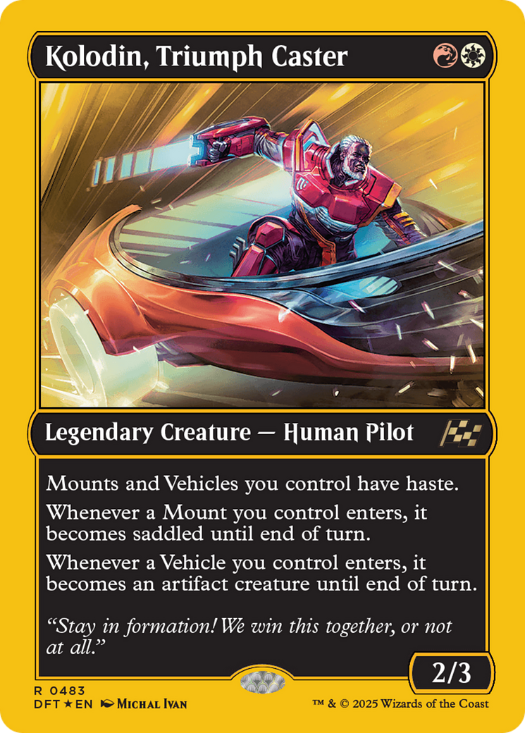 Kolodin, Triumph Caster (First-Place Foil) [Aetherdrift] | I Want That Stuff Brandon