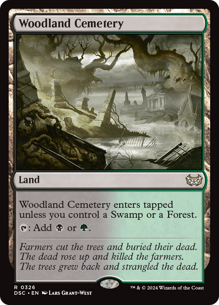 Woodland Cemetery [Duskmourn: House of Horror Commander] | I Want That Stuff Brandon