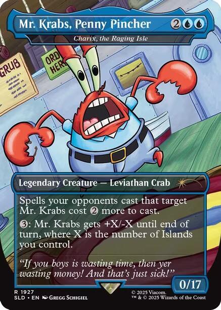 Mr. Krabs, Penny Pincher - Charix, the Raging Isle [Secret Lair Drop Series] | I Want That Stuff Brandon