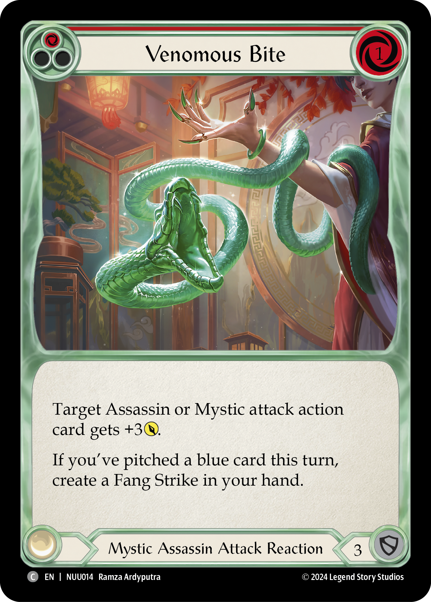 Venomous Bite [NUU014] (Part the Mistveil Nuu Blitz Deck) | I Want That Stuff Brandon