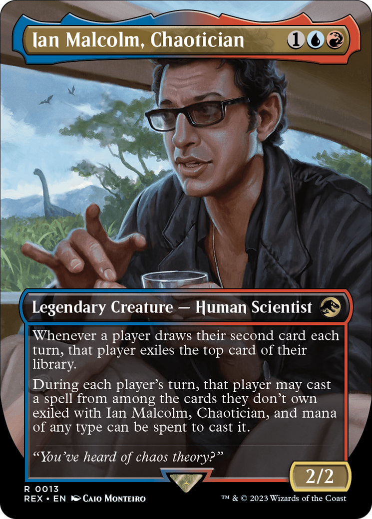 Ian Malcolm, Chaotician (Borderless) [Jurassic World Collection] | I Want That Stuff Brandon