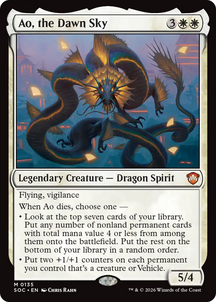Ao, the Dawn Sky [Secrets of Strixhaven Commander] | I Want That Stuff Brandon