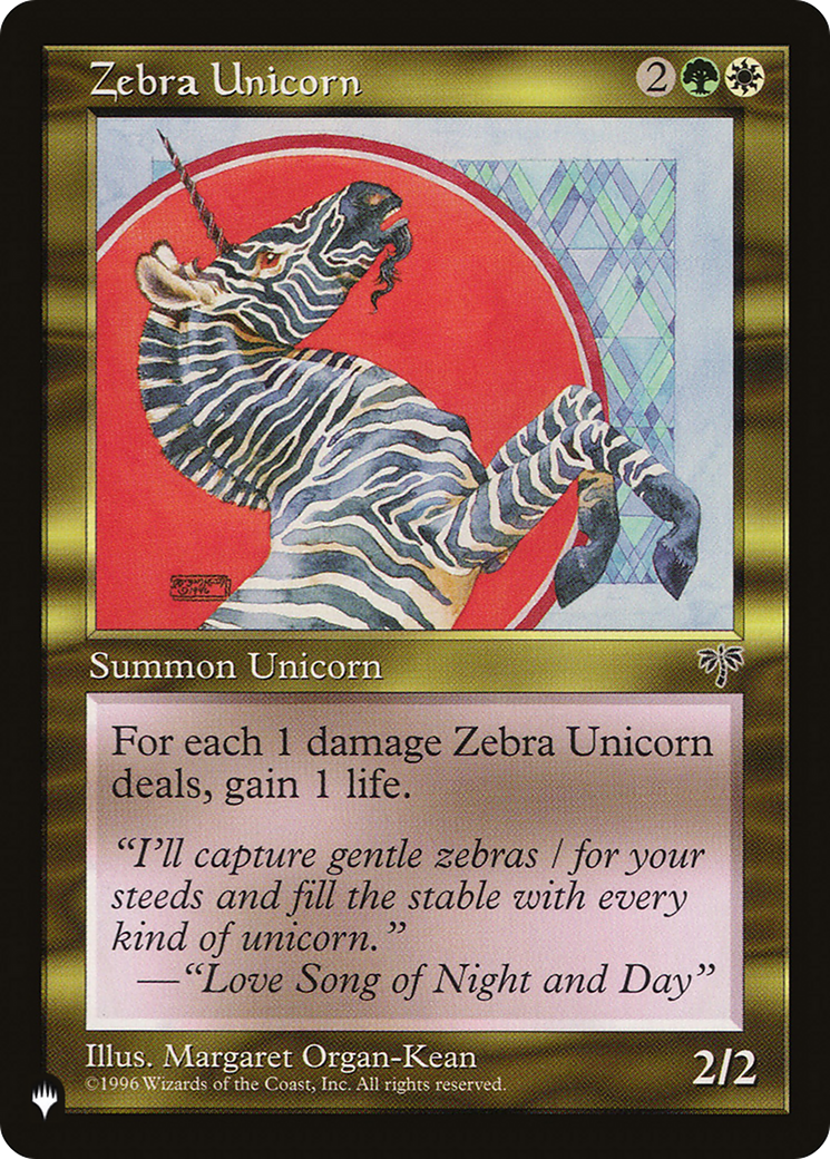 Zebra Unicorn [The List] | I Want That Stuff Brandon
