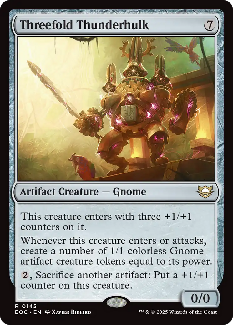 Threefold Thunderhulk [Edge of Eternities Commander] | I Want That Stuff Brandon