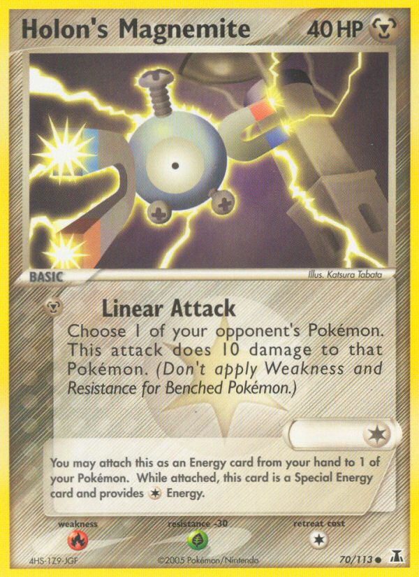 Holon's Magnemite (70/113) [EX: Delta Species] | I Want That Stuff Brandon