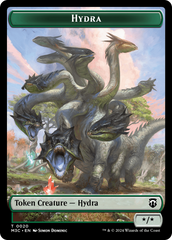 Hydra (Ripple Foil) // Boar Double-Sided Token [Modern Horizons 3 Commander Tokens] | I Want That Stuff Brandon