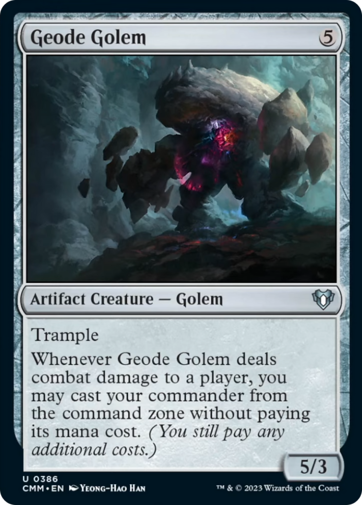 Geode Golem [Commander Masters] | I Want That Stuff Brandon