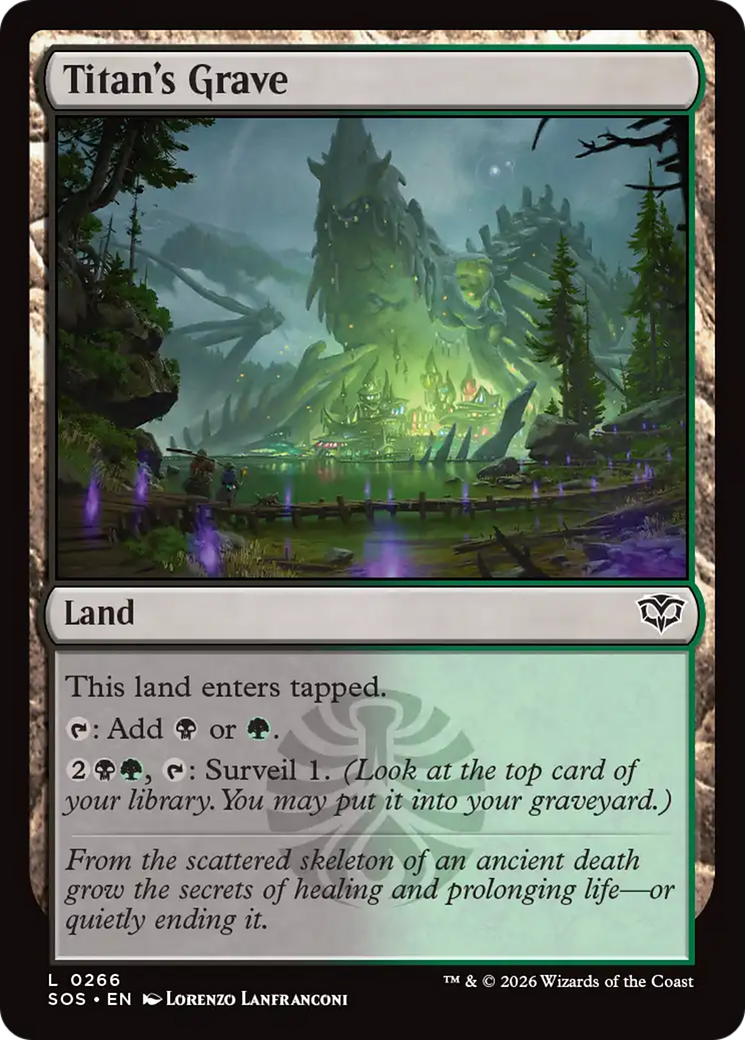 Titan's Grave [Secrets of Strixhaven] | I Want That Stuff Brandon