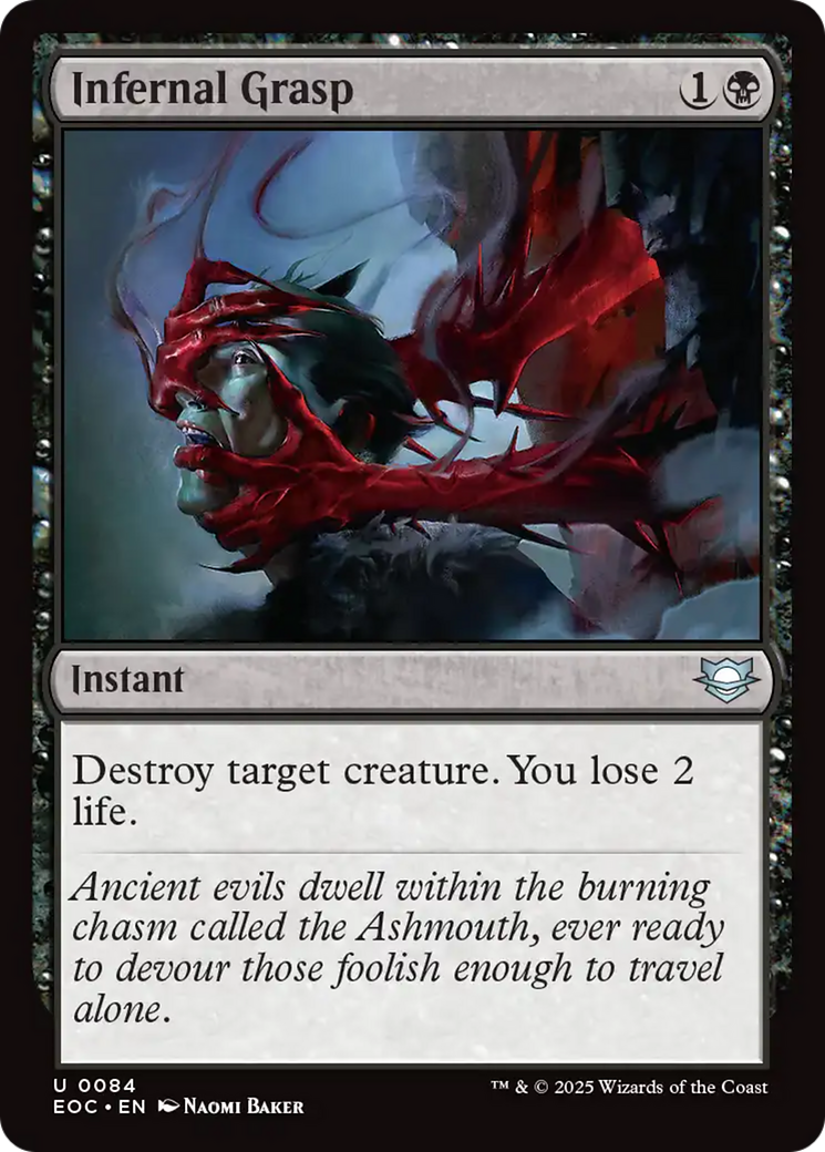 Infernal Grasp [Edge of Eternities Commander] | I Want That Stuff Brandon