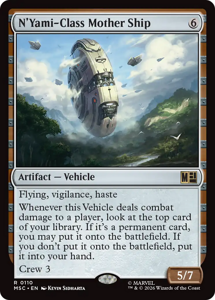 N'Yami-Class Mother Ship (Surge Foil) [Marvel Super Heroes Commander] | I Want That Stuff Brandon
