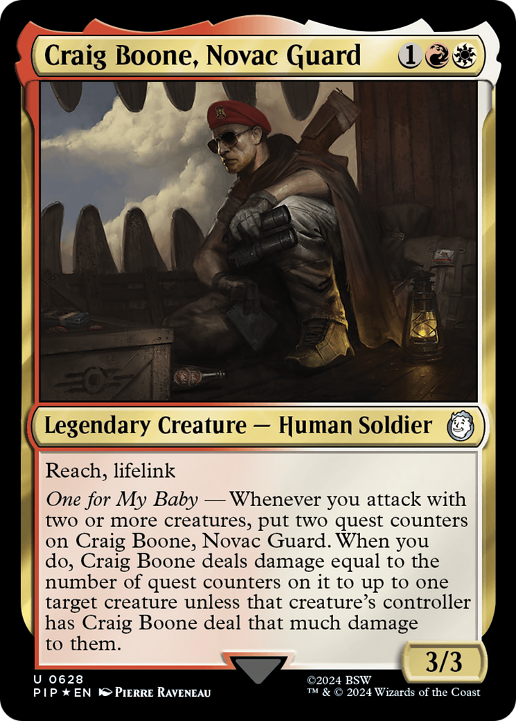 Craig Boone, Novac Guard (Surge Foil) [Fallout] | I Want That Stuff Brandon