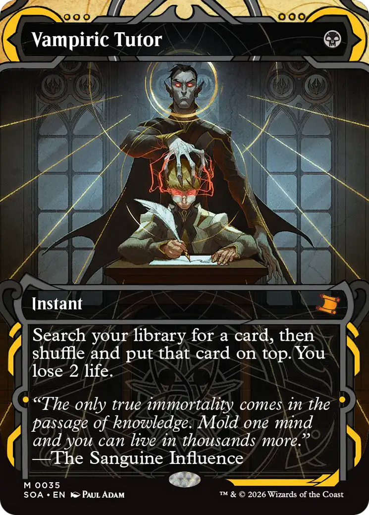 Vampiric Tutor [Secrets of Strixhaven: Mystical Archive] | I Want That Stuff Brandon