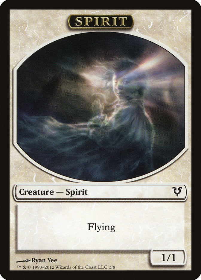 Spirit Token (3/8) [Avacyn Restored Tokens] | I Want That Stuff Brandon
