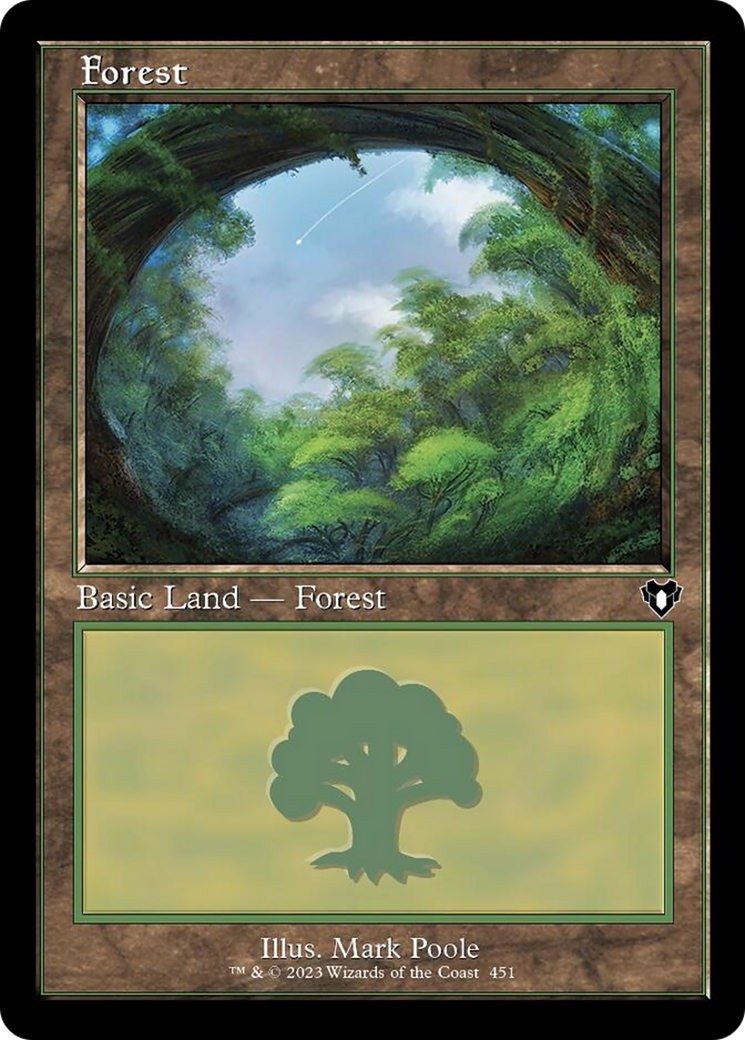 Forest (451) (Retro) [Commander Masters] | I Want That Stuff Brandon