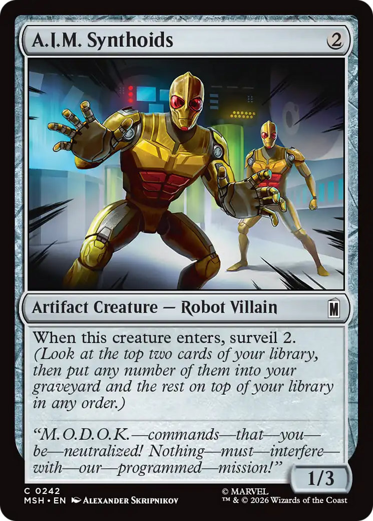 A.I.M. Synthoids [Marvel Super Heroes] | I Want That Stuff Brandon