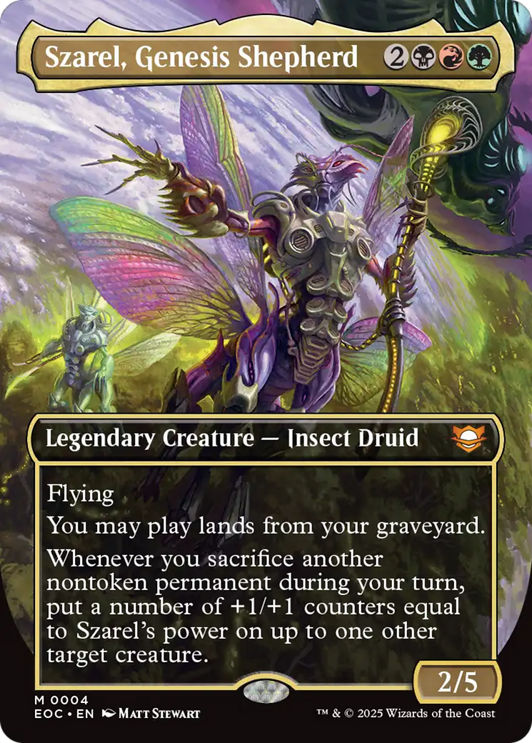 Szarel, Genesis Shepherd (Borderless) [Edge of Eternities Commander] | I Want That Stuff Brandon