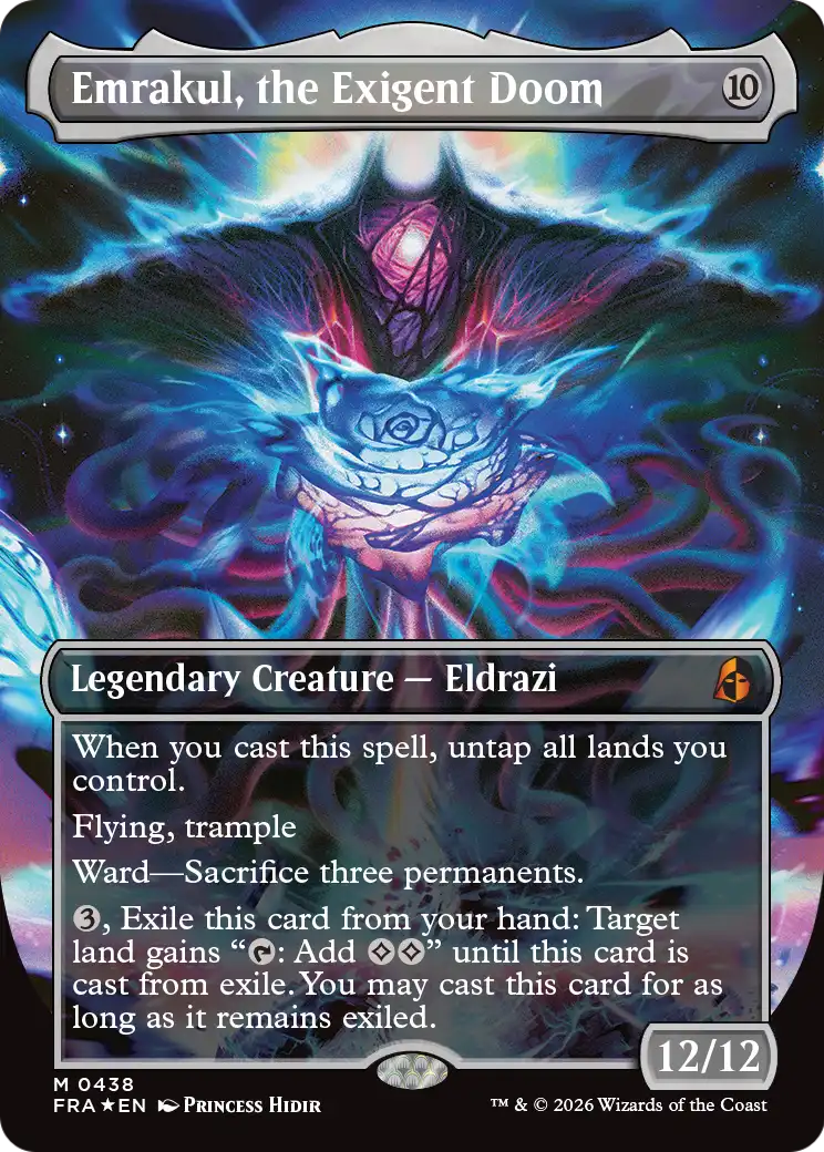 Emrakul, the Exigent Doom (Borderless) [Reality Fracture] | I Want That Stuff Brandon