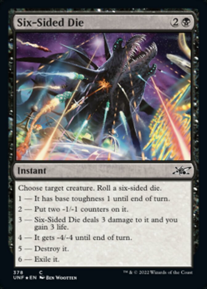 Six-Sided Die (Galaxy Foil) [Unfinity] | I Want That Stuff Brandon