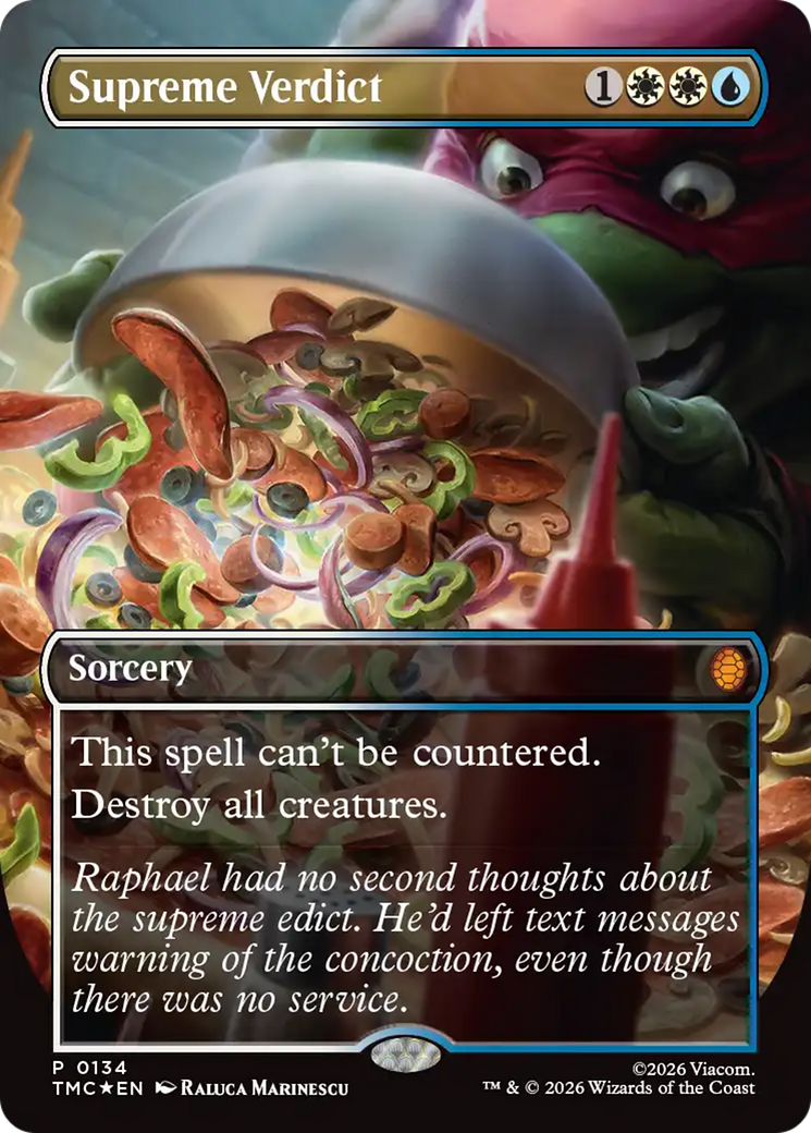 Supreme Verdict (Borderless) [Teenage Mutant Ninja Turtles Promos] | I Want That Stuff Brandon