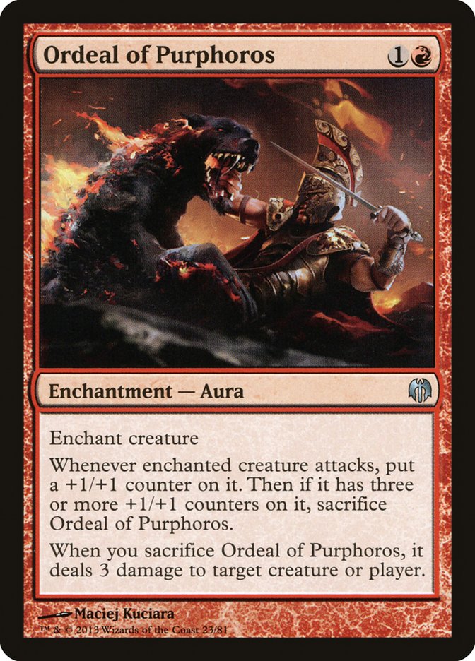 Ordeal of Purphoros [Duel Decks: Heroes vs. Monsters] | I Want That Stuff Brandon