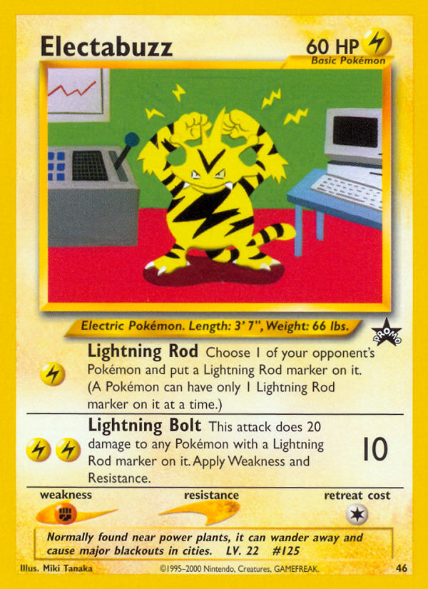 Electabuzz (46) [Wizards of the Coast: Black Star Promos] | I Want That Stuff Brandon