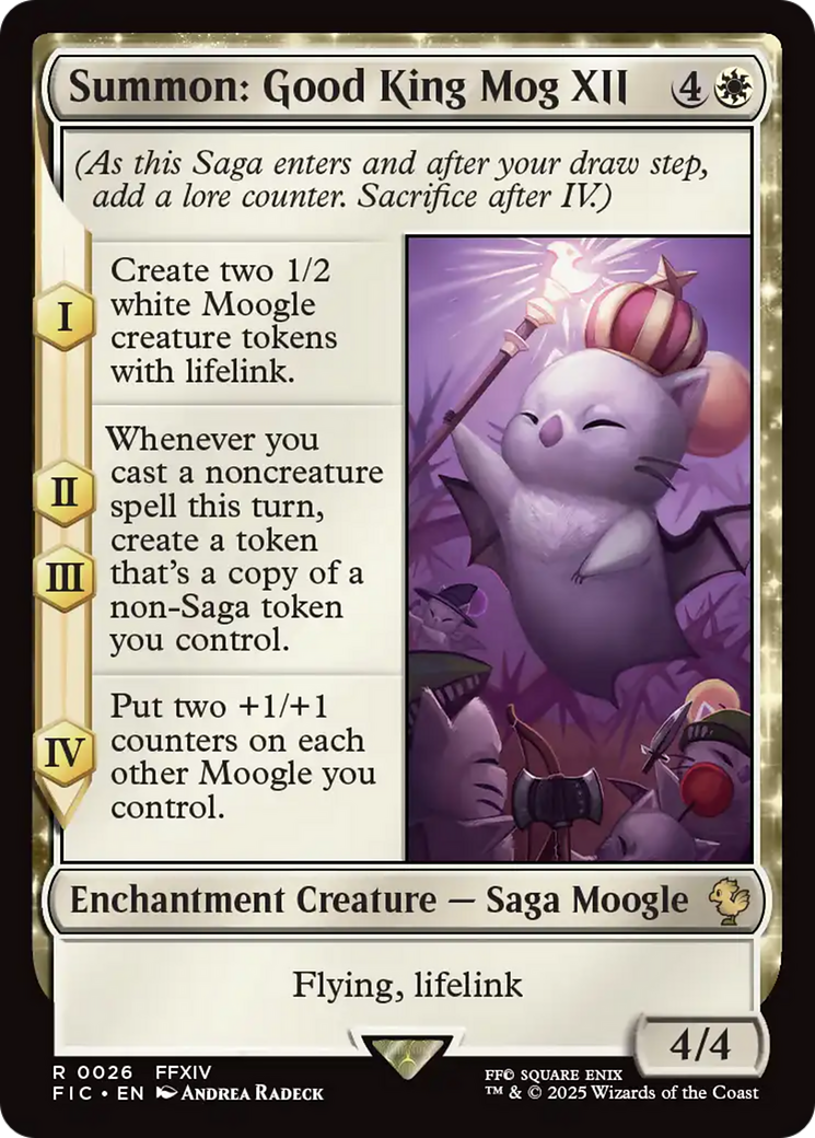 Summon: Good King Mog XII [FINAL FANTASY Commander] | I Want That Stuff Brandon