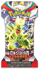 Scarlet & Violet: Obsidian Flames - Sleeved Booster Pack | I Want That Stuff Brandon