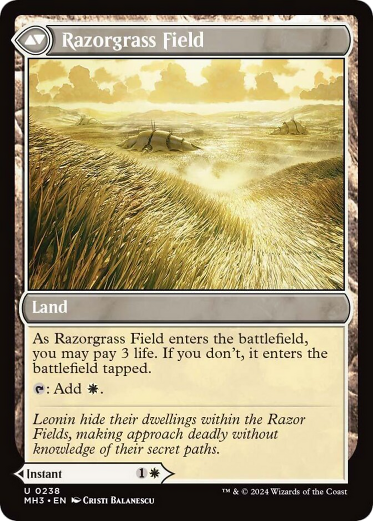 Razorgrass Ambush // Razorgrass Field [Modern Horizons 3] | I Want That Stuff Brandon