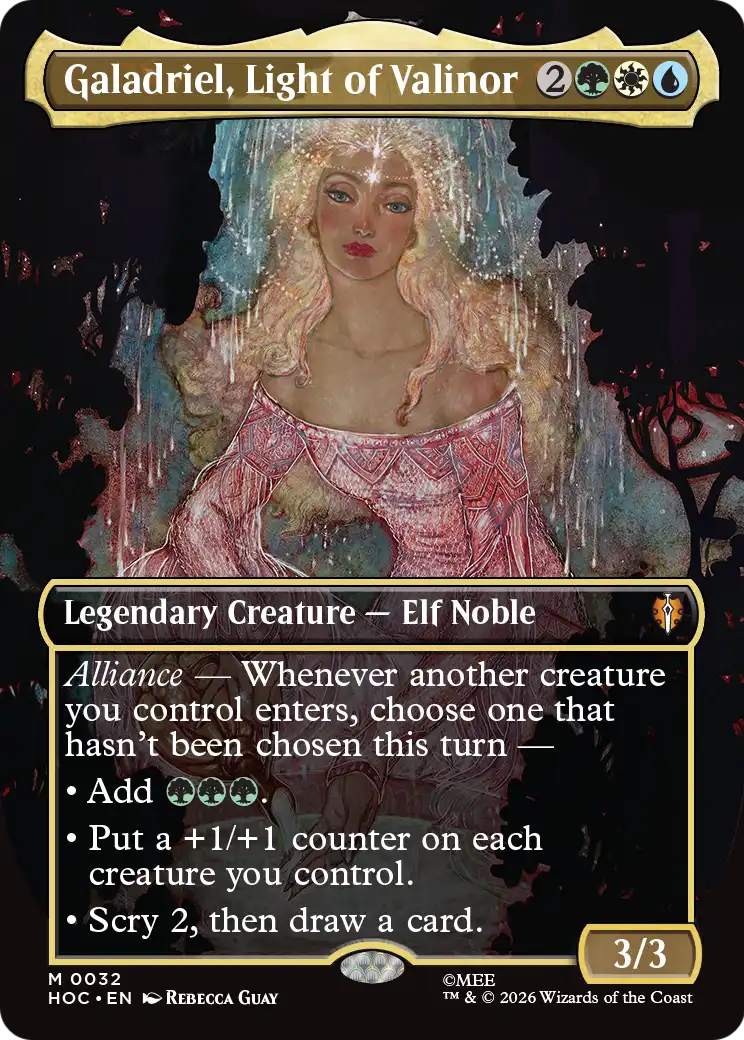Galadriel, Light of Valinor (Borderless) [The Hobbit: Eternal-Legal] | I Want That Stuff Brandon