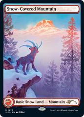 Snow-Covered Mountain (1476) (Rainbow Foil) [Secret Lair Drop Series] | I Want That Stuff Brandon