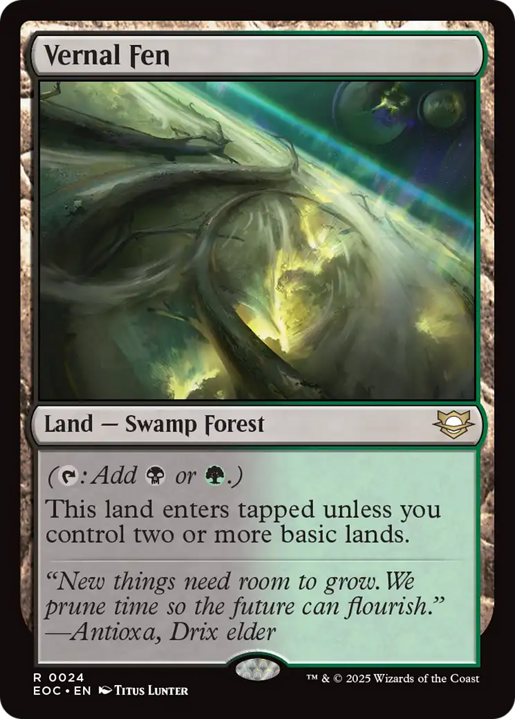Vernal Fen [Edge of Eternities Commander] | I Want That Stuff Brandon