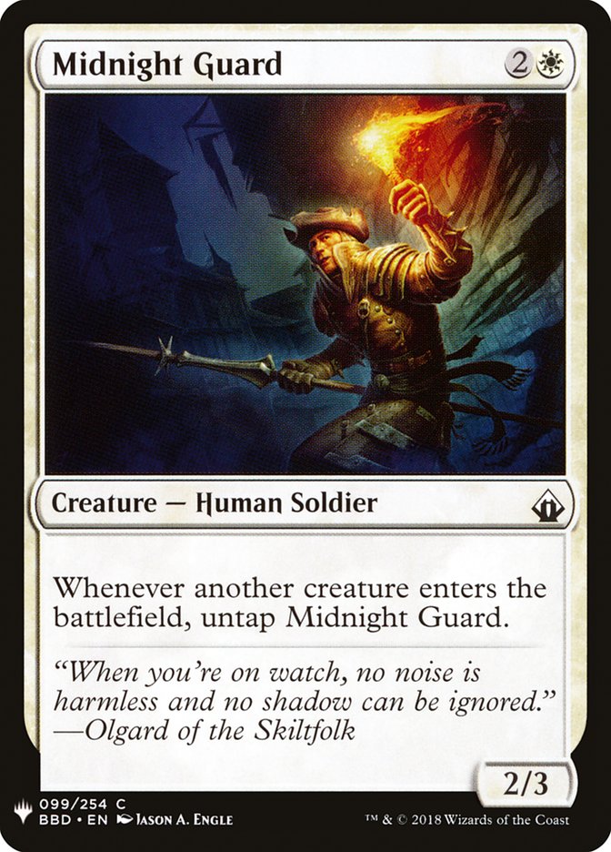 Midnight Guard [Mystery Booster] | I Want That Stuff Brandon