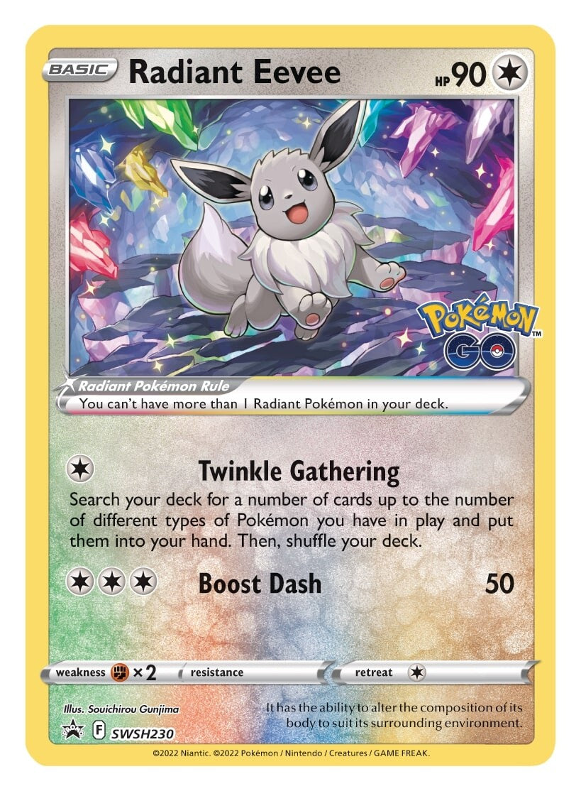 Radiant Eevee (SWSH230) [Sword & Shield: Black Star Promos] | I Want That Stuff Brandon