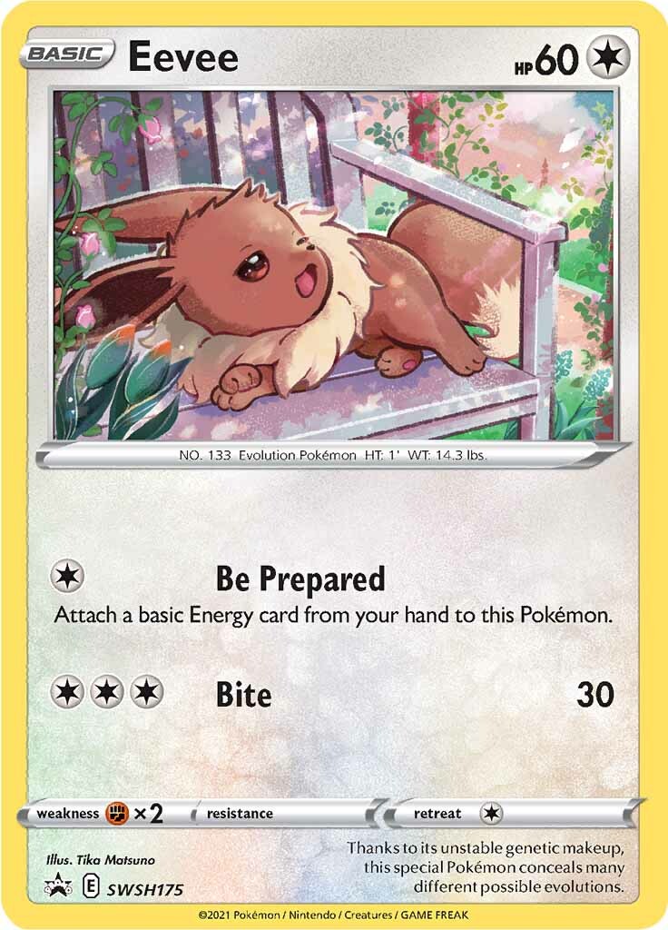 Eevee (SWSH175) [Sword & Shield: Black Star Promos] | I Want That Stuff Brandon