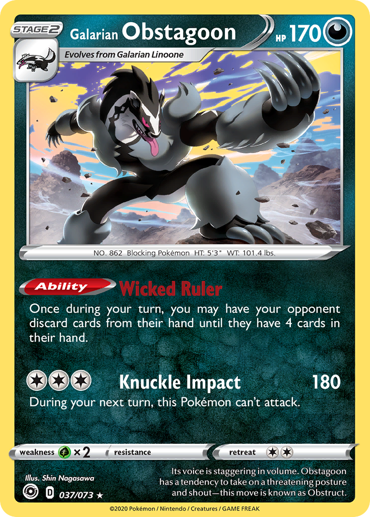 Galarian Obstagoon (037/073) [Sword & Shield: Champion's Path] | I Want That Stuff Brandon