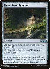 Fountain of Renewal [Mystery Booster] | I Want That Stuff Brandon