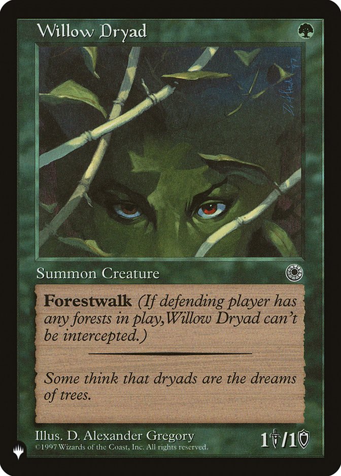 Willow Dryad [The List] | I Want That Stuff Brandon