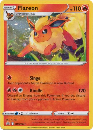 Flareon (SWSH041) [Sword & Shield: Black Star Promos] | I Want That Stuff Brandon