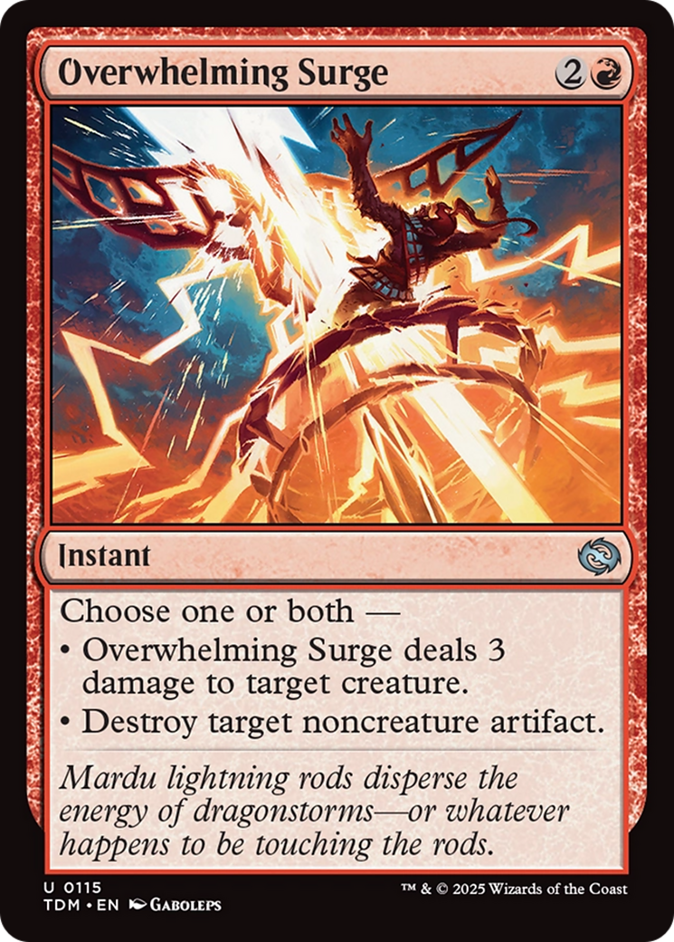 Overwhelming Surge [Tarkir: Dragonstorm] | I Want That Stuff Brandon